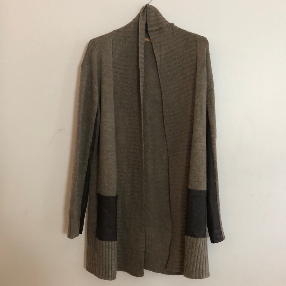 Brown Full Length Sweater Detail